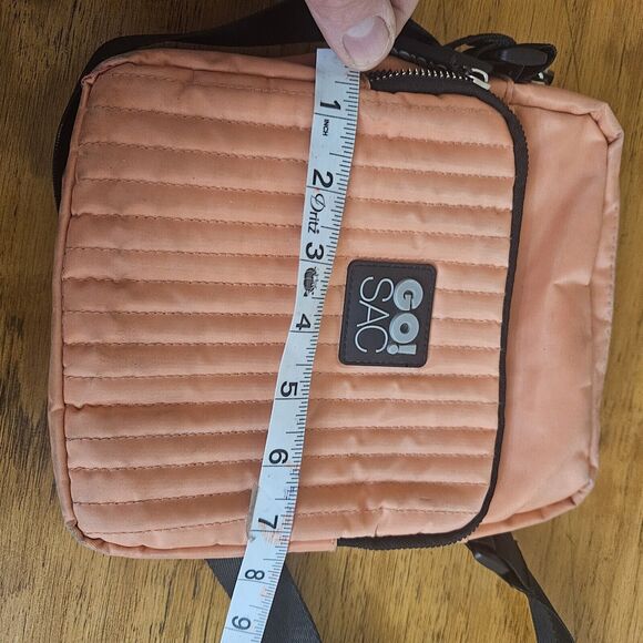 GO! SAC Lemur Coral Pink Mini Pouch Carry Bag 9x7 - Picture 8 of 9